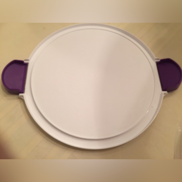 Round Layer Cake Carrier baking tools storage box birthday 🎂 9” tall w/ handle - Picture 3 of 3